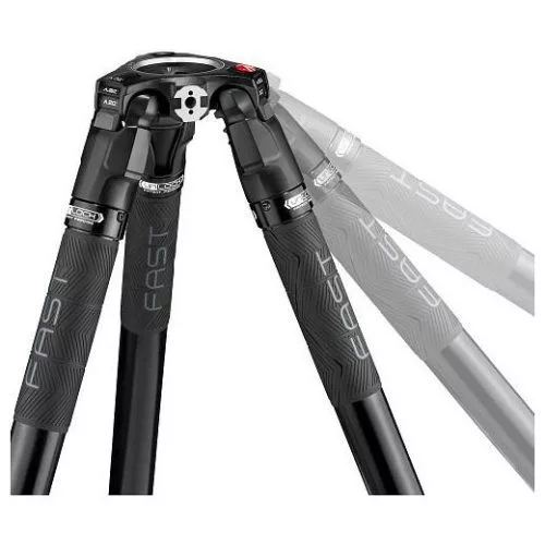 Manfrotto Nitrotech 612 fej + 635 Fast karbon állvány, szimpla láb (MVK612SNGFC)