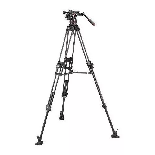 Manfrotto Nitrotech 612 fej + 645 Fast karbon állvány, k.terp ikerláb (MVK612TWINFC)