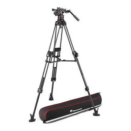 Manfrotto Nitrotech 612 fej + 645 Fast karbon állvány, k.terp ikerláb (MVK612TWINFC)