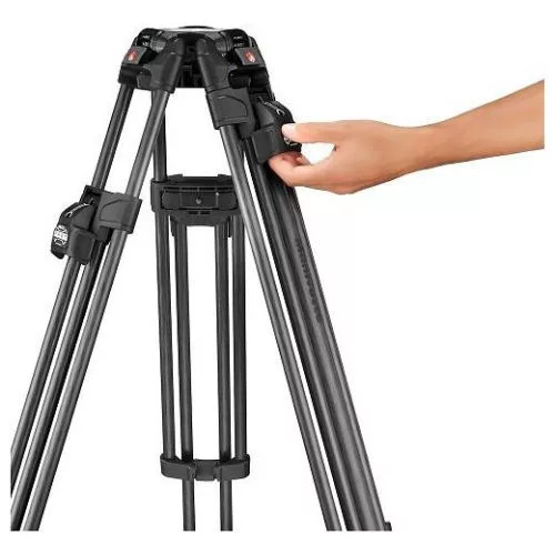 Manfrotto Nitrotech 612 fej + 645 Fast karbon állvány, k.terp ikerláb (MVK612TWINFC)