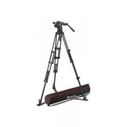   Manfrotto Nitrotech 612 & Alu Twin GS video fej + alu állvány