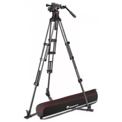   Manfrotto Nitrotech 612 & CF Twin GS video fej + karbon állvány