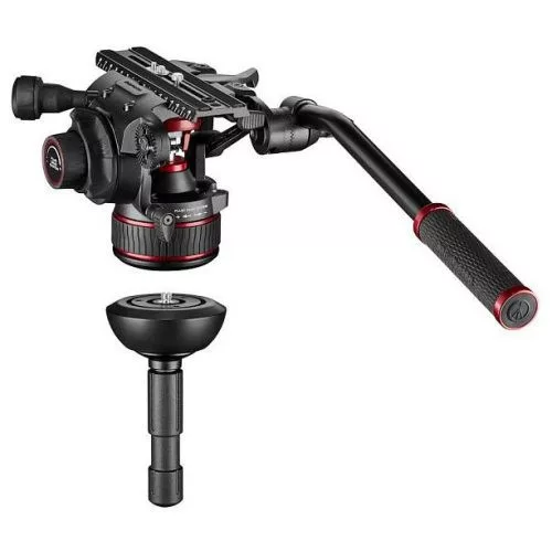 Manfrotto Nitrotech 612 & Alu Twin MS video fej + alu állvány