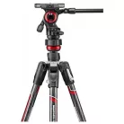 Manfrotto Befree live carbon tripod twist videófejjel