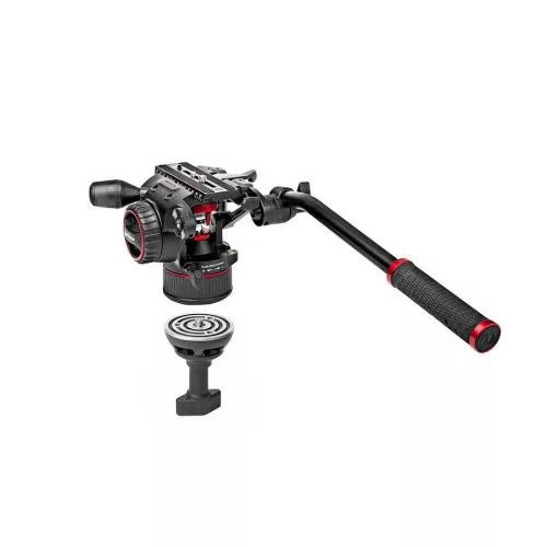 Manfrotto Nitrotech N8 video fej + 535 karbon állvány, single láb