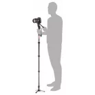 Manfrotto Element MII Video Monopod Alumínium kit Fluid Fejjel (MVMELMIIA4LIVE)