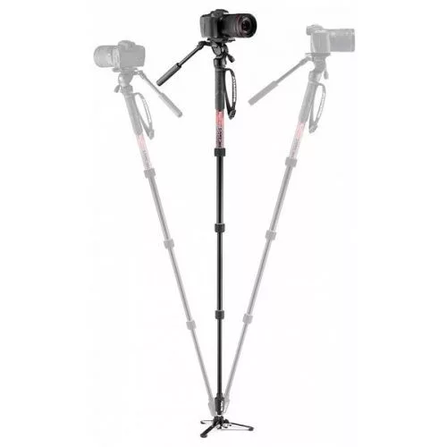 Manfrotto Element MII Video Monopod Alumínium kit Fluid Fejjel (MVMELMIIA4LIVE)