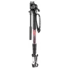 Manfrotto Element MII Video Monopod Alumínium kit Fluid Fejjel (MVMELMIIA4LIVE)