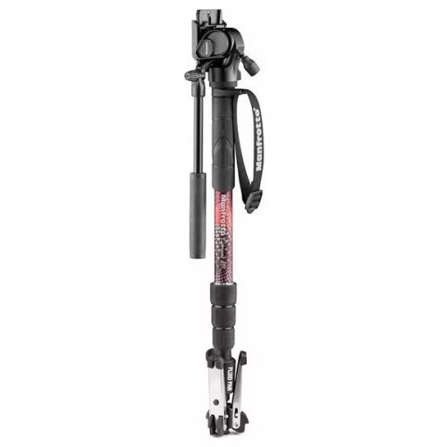 Manfrotto Element MII Video Monopod Alumínium kit Fluid Fejjel (MVMELMIIA4LIVE)