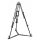 Manfrotto Alu Twin GS Tripod 100/75mm videó állvány