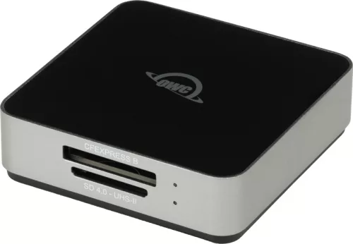 OWC Atlas USB-C CFexpress Type B és SDXC UHS-II kártyaolvasó