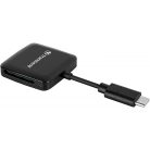 Transcend RDC3 - SD/microSD USB 3.2 USB Type C - kártyaolvasó