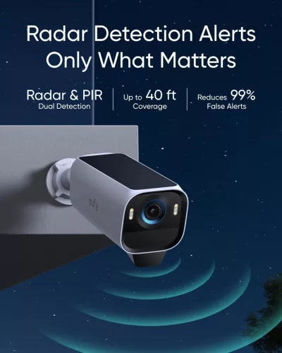 Anker Eufycam S3 PRO (2+1) Vezetéknélküli biztonsági kamera rendszer