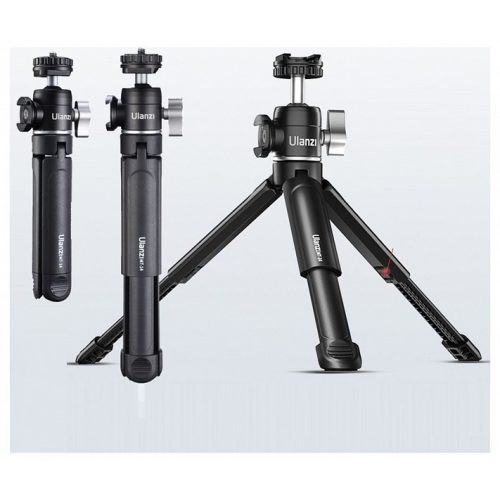 Ulanzi U-vlog Lite mini állvány, kihúzható lábbal, vakupapucs / 1/4"-es csatlakozós gömbfejjel (UL-2109)