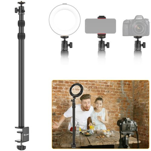 Ulanzi Vijim LS03 asztalra rögzíthető teleszkópos állvány 1/4-es gömbfejjel, mobiltelefon tartóval