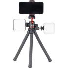 Ulanzi Octopus MT-45 hajlítható lábú pro állvány gömbfejjel, vakupapuccsal