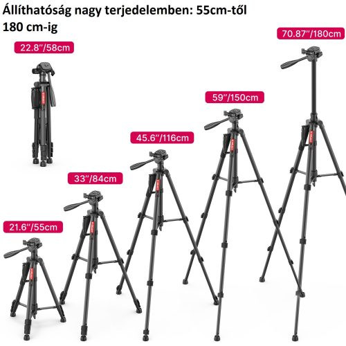 Ulanzi VT01 multifunkcionális hordozható fotóállvány, monopoddal