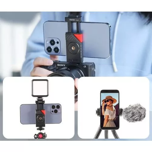 Ulanzi FT-01 flexibilis, hajlítható lábú állvány, mobil telefon adapterrel