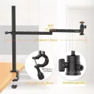 Ulanzi Vijim LS21C flexibilis, csőre rögzíthető telefon és DSLR kamera állvány