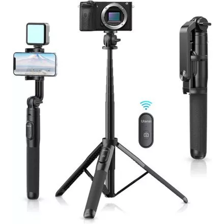 Ulanzi SK-03 szelfie állvány, monopod, bluetooth adapter, 30-160cm magasság