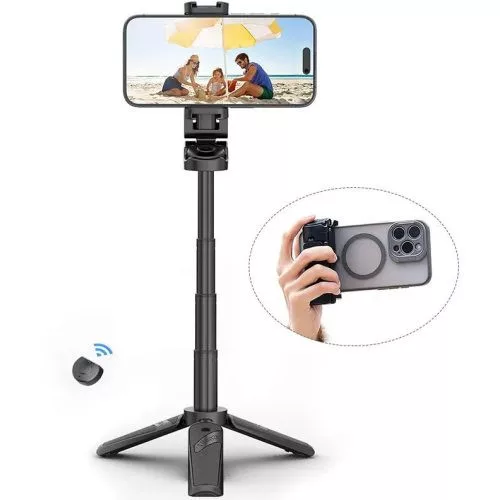 Ulanzi JJ02 mobiltelefon állvány, markolat és selfie bot egyben (bluetooth kioldóval)
