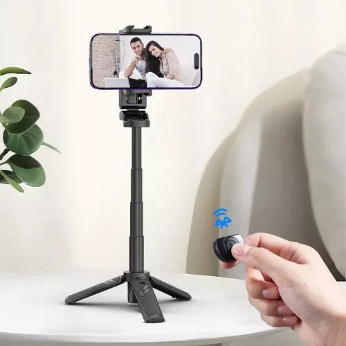 Ulanzi JJ02 mobiltelefon állvány, markolat és selfie bot egyben (bluetooth kioldóval)