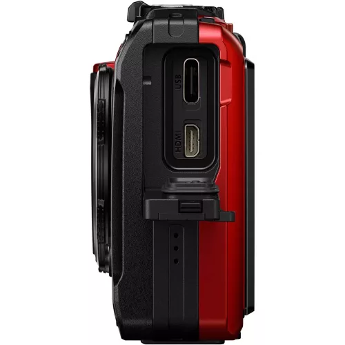 OM SYSTEM Tough TG-7 (piros) + Ajándék CHS-09 úszó csuklópánt