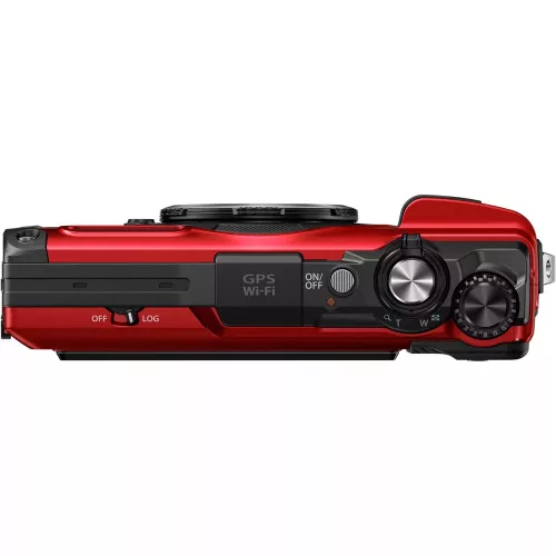 OM SYSTEM Tough TG-7 (piros) + Ajándék CHS-09 úszó csuklópánt