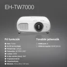 Epson EH-TW7000 3D 4K PRO-UHD házimozi projektor 