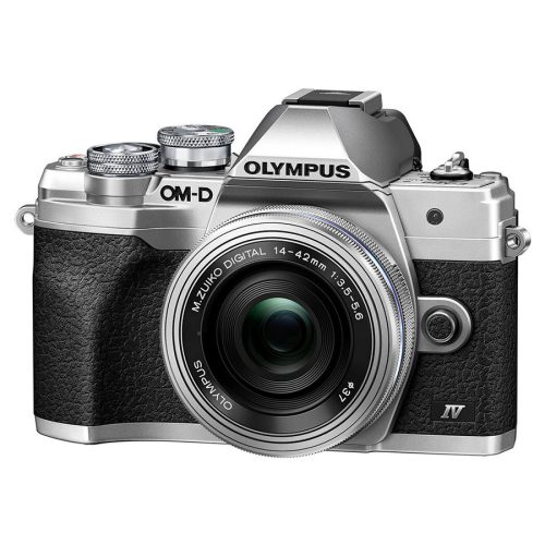 Olympus OM-D E-M10 Mark IV kit (14-42mm f/3.5-5.6 EZ Pancake) (ezüst/ezüst) + 40.000 Ft visszatérítés