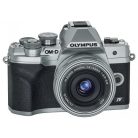 Olympus OM-D E-M10 Mark IV kit (14-42mm f/3.5-5.6 EZ Pancake) (ezüst/ezüst) + 40.000 Ft visszatérítés