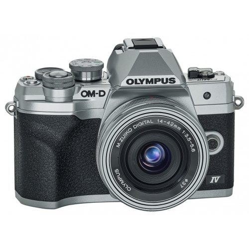 Olympus OM-D E-M10 Mark IV kit (14-42mm f/3.5-5.6 EZ Pancake) (ezüst/ezüst) + 40.000 Ft visszatérítés