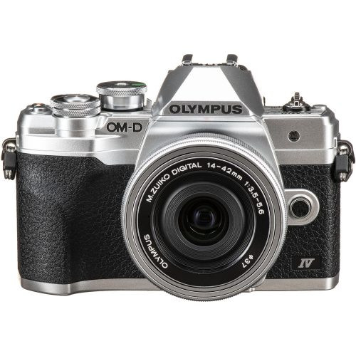 Olympus OM-D E-M10 Mark IV kit (14-42mm f/3.5-5.6 EZ Pancake) (ezüst/ezüst) + 40.000 Ft visszatérítés