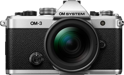 OM SYSTEM OM-3 kit (M.Zuiko Digital ED 12-45mm f/4 PRO) (ezüst/fekete) - 80.000 Ft pénzvisszatérítés