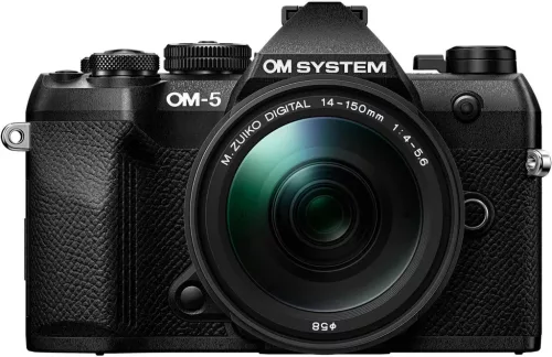 OM SYSTEM OM-5 Mark II kit (14-150mm f/4-5.6 II) (fekete/fekete)  - 110.000Ft pénzvisszatérítés + ajándék akkumulátor