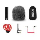 Rode VideoMicro II Ultra kompakt videomikrofon Helix rezgésgátló mikrofonfogóval