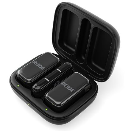 Rode wireless micro ultra két csatornás vezeték nélküli mikrofon (Lightning) (fekete)