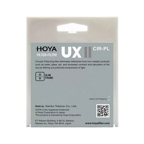 Hoya UX II Circular Polar szűrő (62mm)