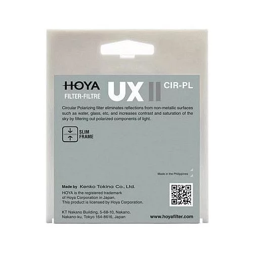Hoya UX II Circular Polar szűrő (72mm)