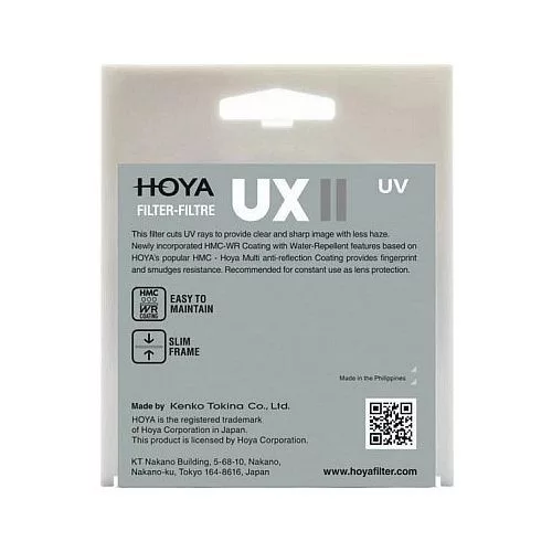 Hoya UX II UV szűrő (55mm)