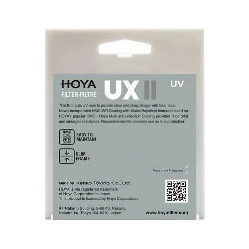 Hoya UX II UV szűrő (67mm)