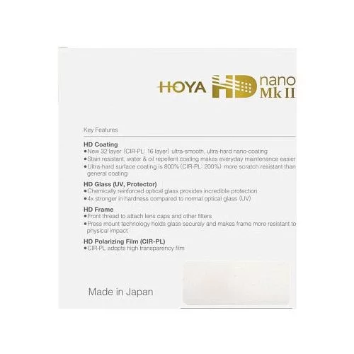 Hoya HD Nano UV MK II szűrő (49mm)