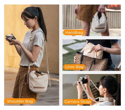 K&F Concept Urban Wander 11 fotós oldaltáska (narancs)