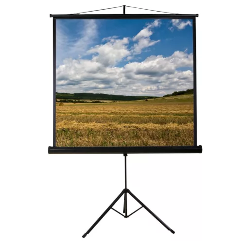 FunScreen Tripod Screen, 200 x 200 cm vászonméret, 1:1 képarány, Hordozható, Állványos 