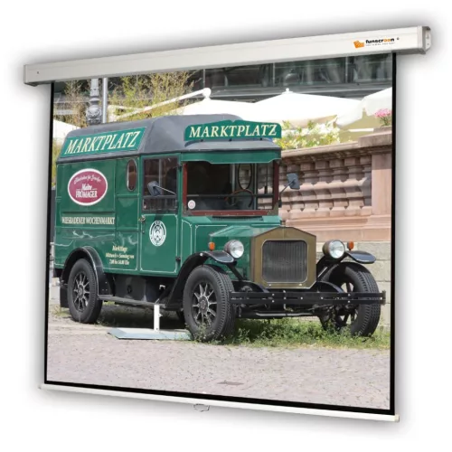 FunScreen Rollo Screen, 153 x 153 cm vászonméret, 1:1 képarány, Rolós