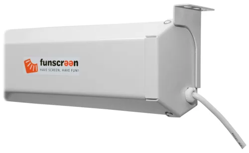 FunScreen Tensioned Motor Screen, 192 x 282 cm vászonméret, 16:9 képarány, Házimozis, Motoros 