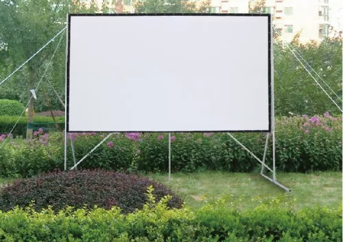 FunScreen FastFold, 286 x 508 cm vászonméret, 16:9 képarány, Hordozható, Állványos 